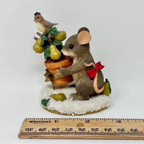 Vintage Fitz and Floyd Charming Tails On The First Day of Christmas Figurine - Picture 10 of 12